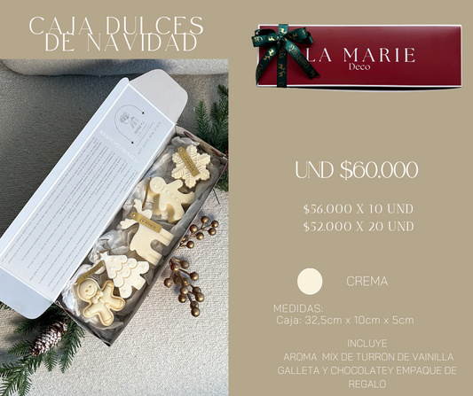 CAJA DULCES DE NAVIDAD