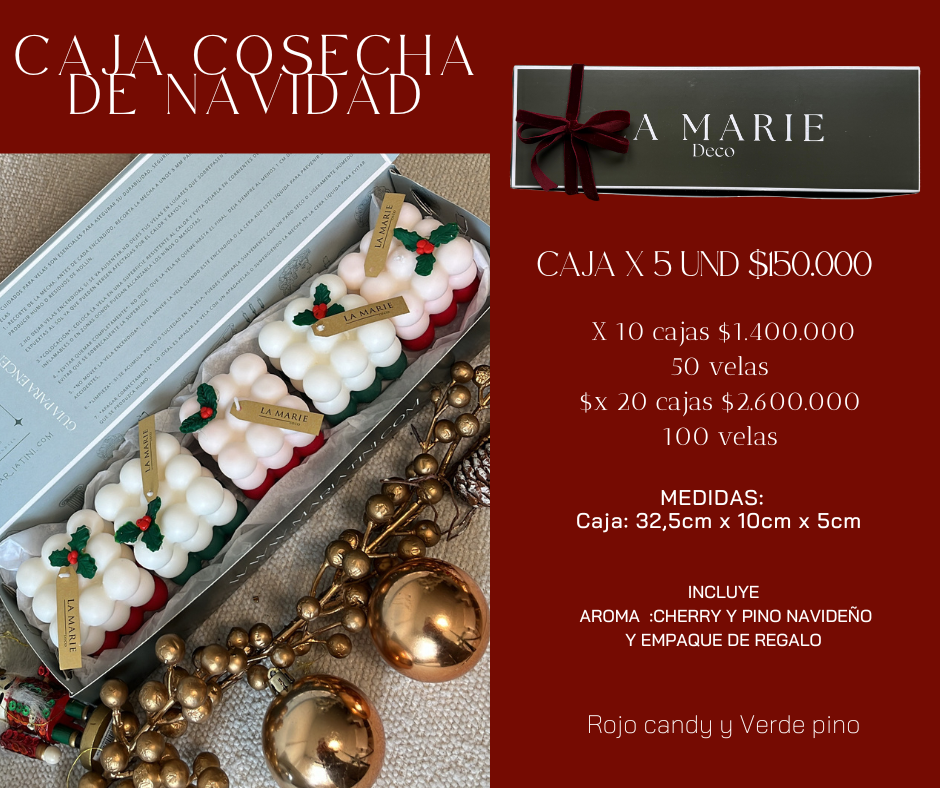 CAJA  COSECHA DE NAVIDAD