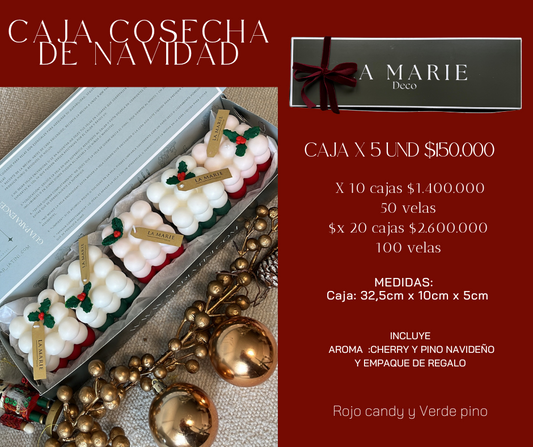CAJA  COSECHA DE NAVIDAD