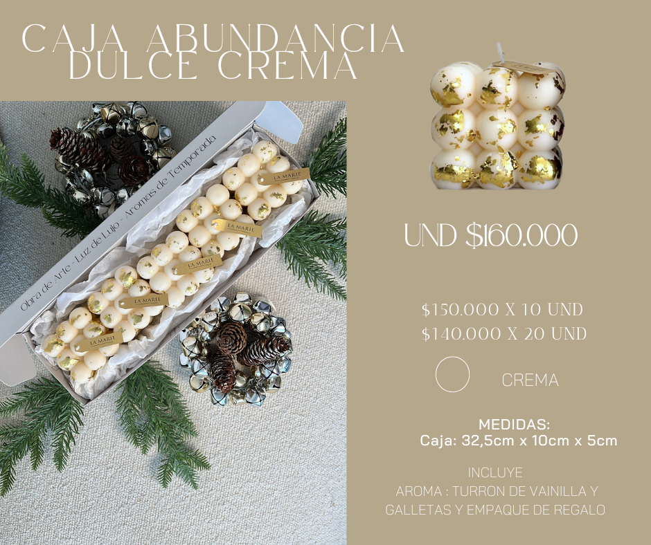 CAJA  ABUNDANCIA DULCE CREMA