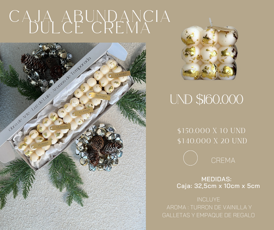 CAJA  ABUNDANCIA DULCE CREMA
