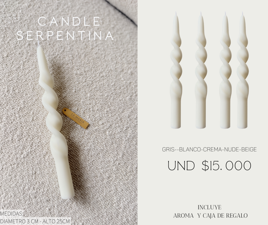 Candle Serpentina 1 UND