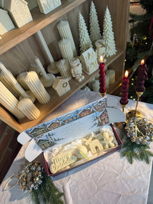 Detalle de las velas de la Caja Merry Christmas