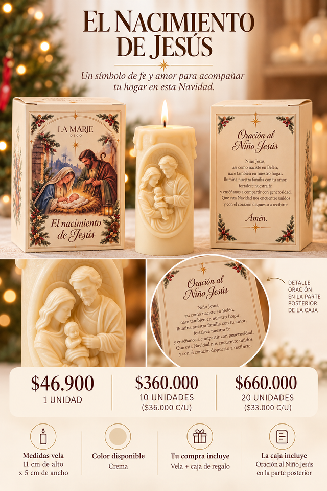 Nacimiento de Jesús: medidas y precios