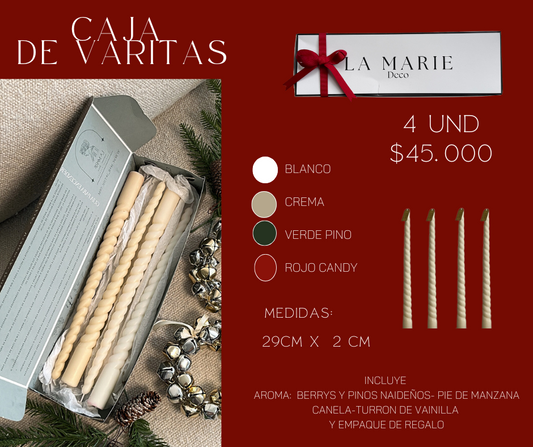 CAJA  DE VARITAS
