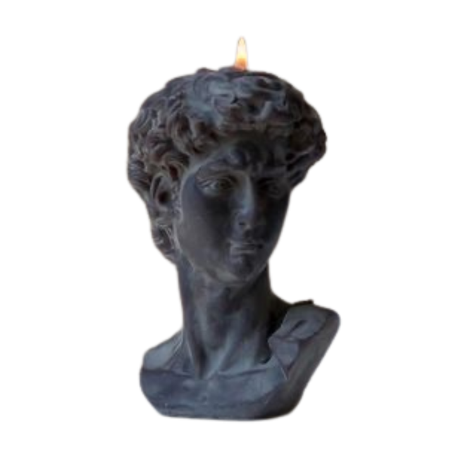 David, vela escultorica de arte clasico de La Marie