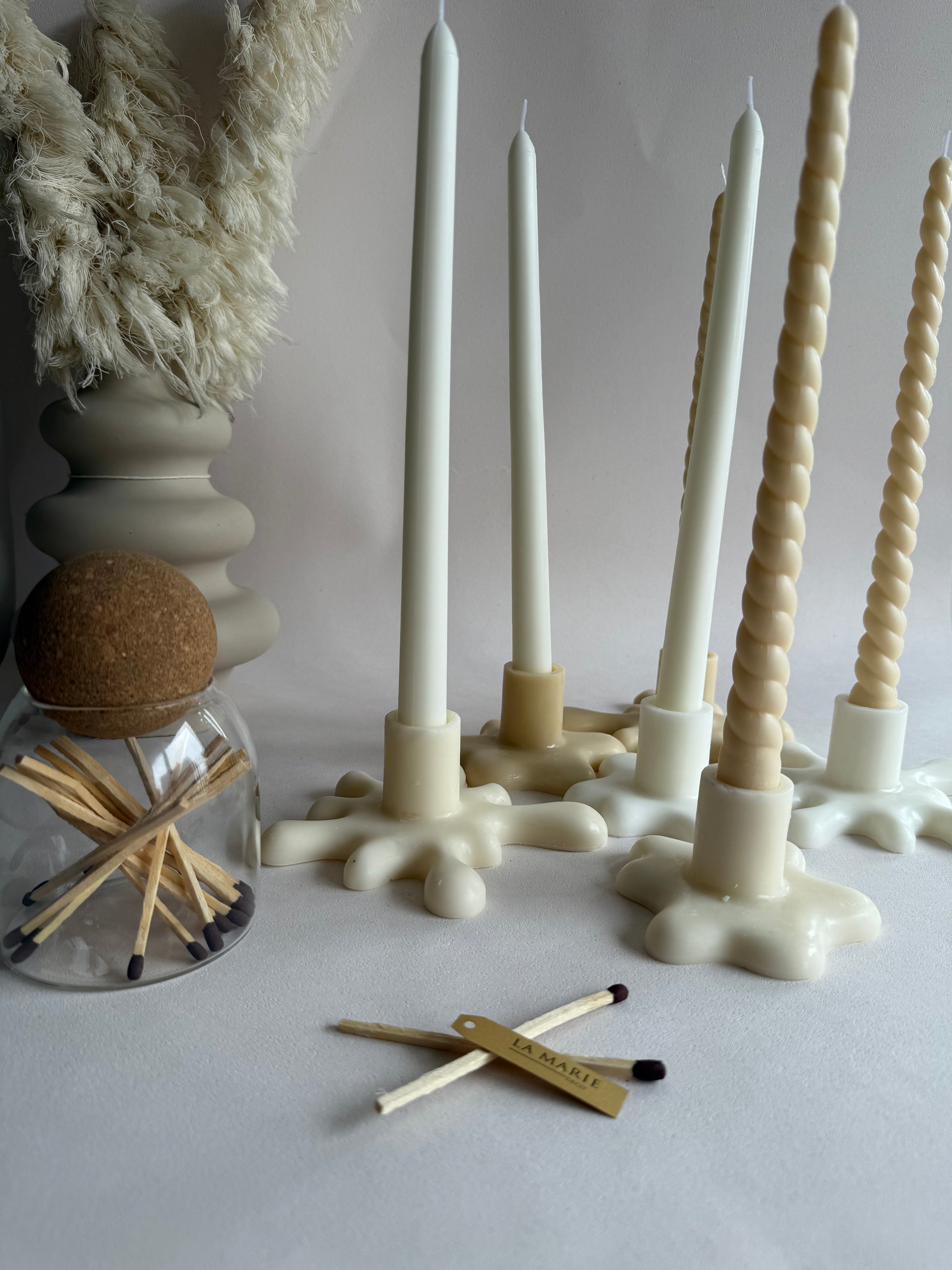 Candelabros Fondue 2 und (a escoger vela)
