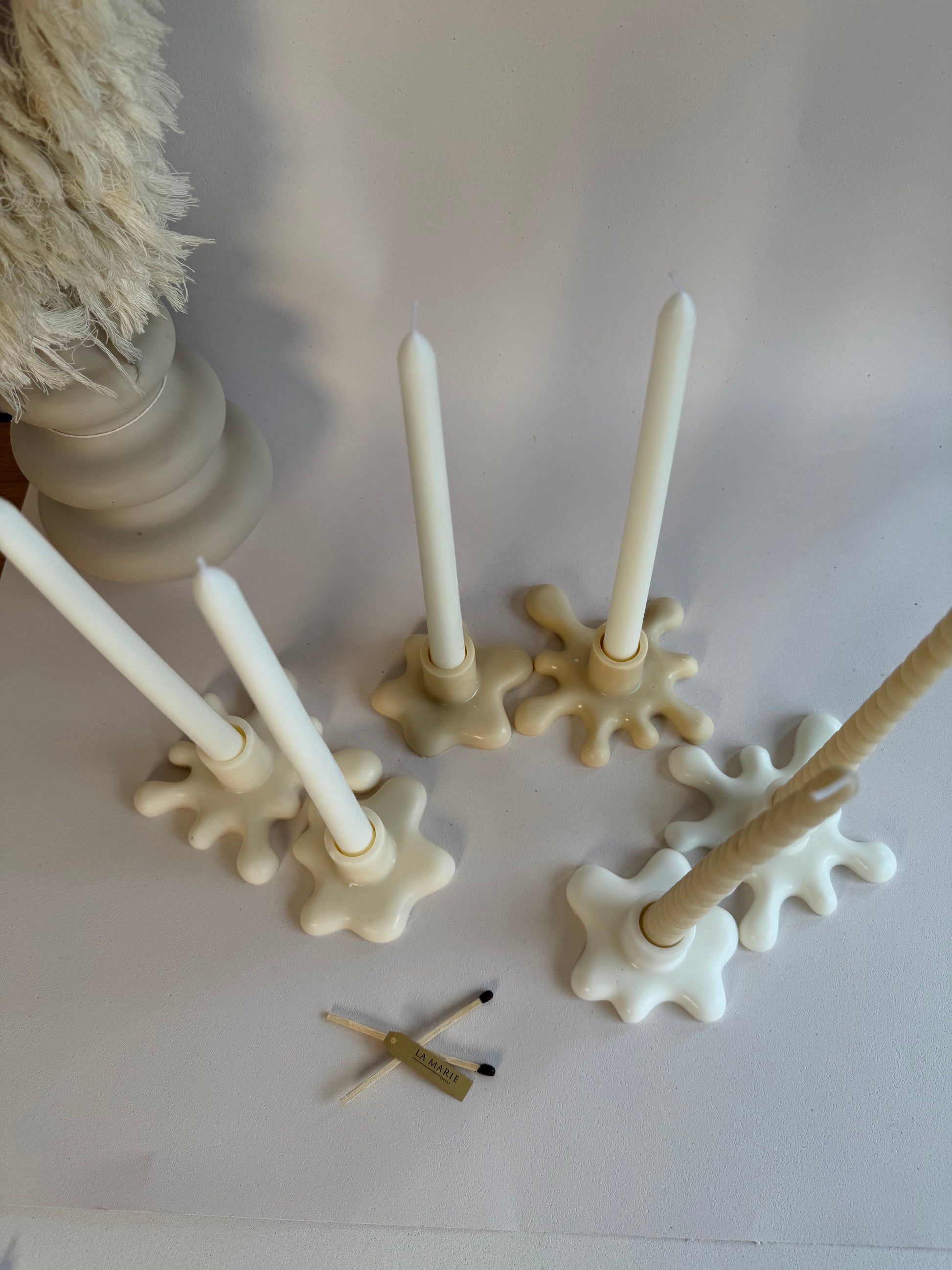 Candelabros Fondue 2 und (a escoger vela)