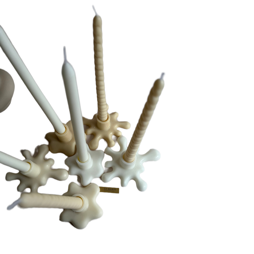 Candelabros Fondue  2 und (a escoger vela)