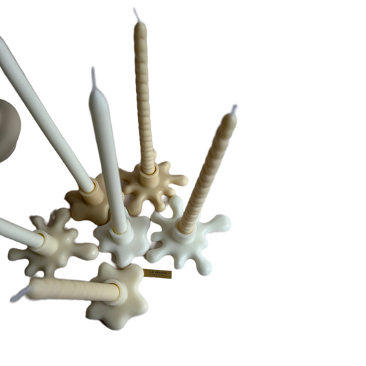Candelabros Fondue  2 und (a escoger vela)