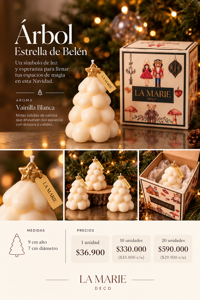 Árbol Estrella de Belén: medidas y precios